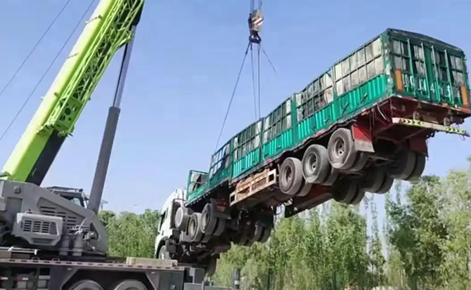 渝中区道路脱困救援案例